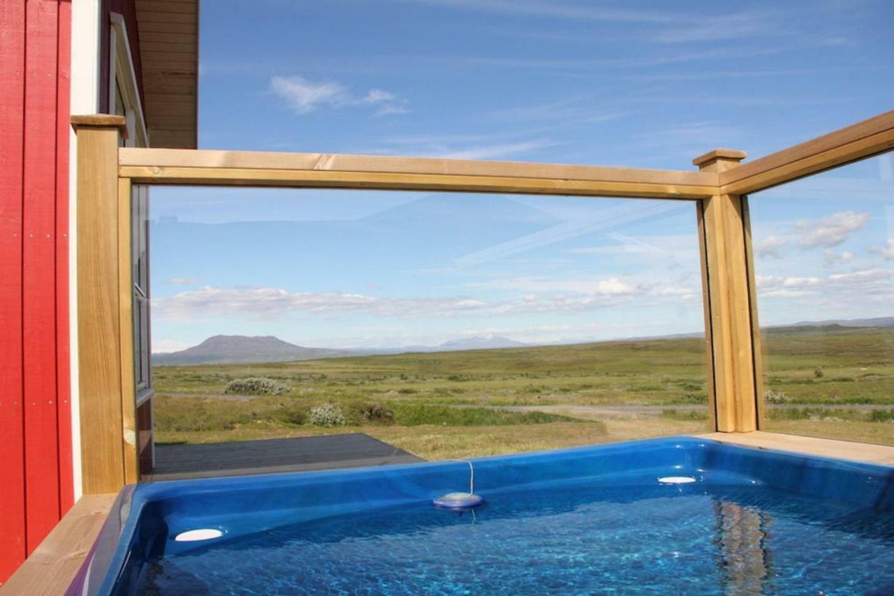 Blue View Cabin 1B With Private Hot Tub Reykholt  Kültér fotó